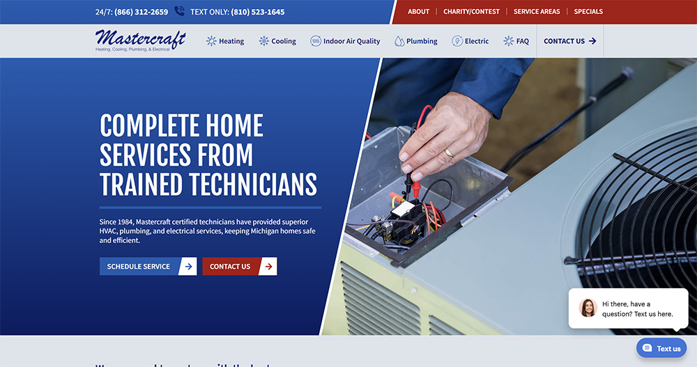 Mastercraft Heating Cooling & Plumbing Featured Image