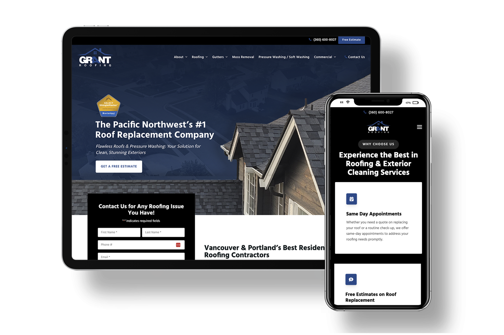 graphical user interface, website