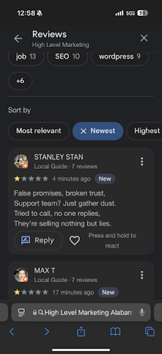 More fake review examples - panel 3