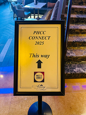 PHCC CONNECT expo floor with booths and attendees - IMG_6752